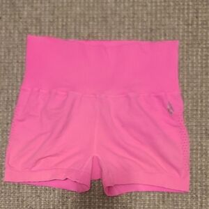 Free People Hot Pink Good Karma Compression Shorts